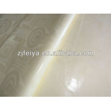 Stock Buena venta Bazin Riche Guinea Brocade alta calidad 10 yardas por pieza color crema FYC7021-J